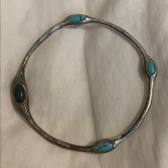 2 Piece Lucky Brand Bangle Bracelet Set - Picture 3 of 4